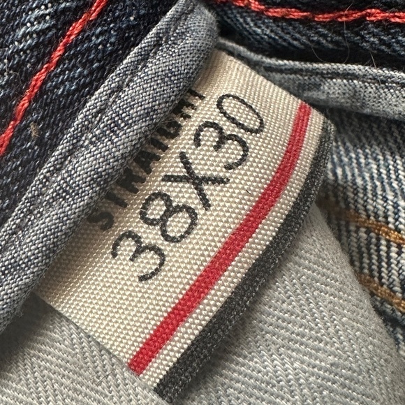 Tommy Hilfiger Vintage Blue Jeans Mens Size 38 - Picture 4 of 9